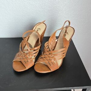 Tan Strappy Sandals
